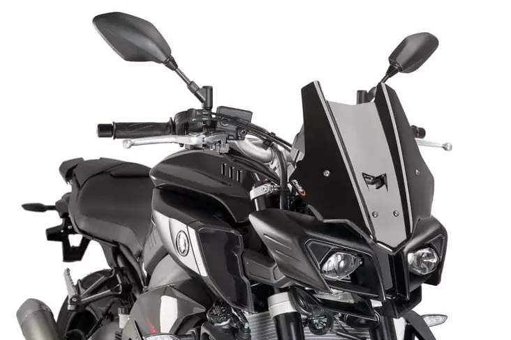 Puig Racing Screen Yamaha Mt-10 16-21'/Mt-10 Sp 17-21'' - Duell MP varaosat ja tarvikkeet - 90643 - 1