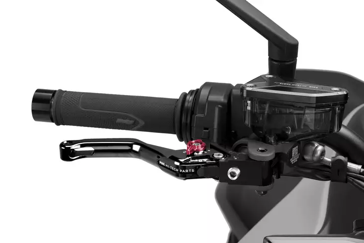 Puig Short Brake Lever 4.0. C/Black Selector C/Red - Duell MP varaosat ja tarvikkeet - 93323 - 1