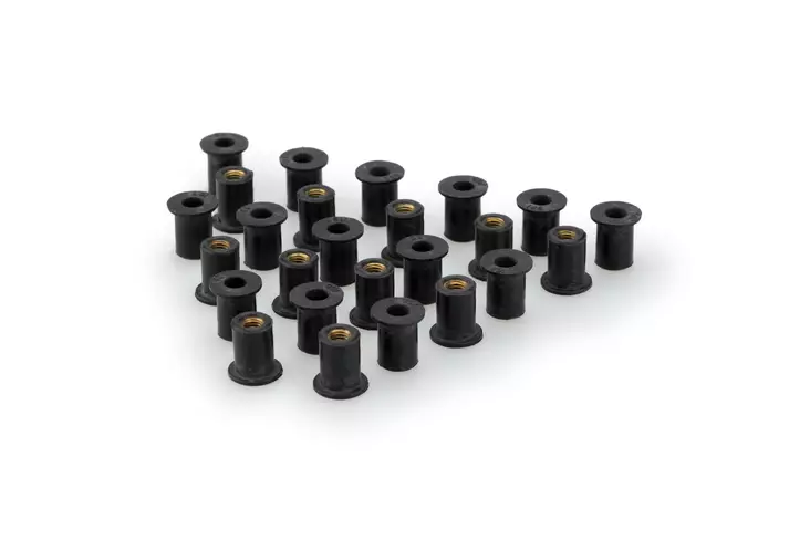 Puig Silenblock Rubber Dim. 12Mm.(25Pcs) - Duell MP varaosat ja tarvikkeet - 100023 - 1