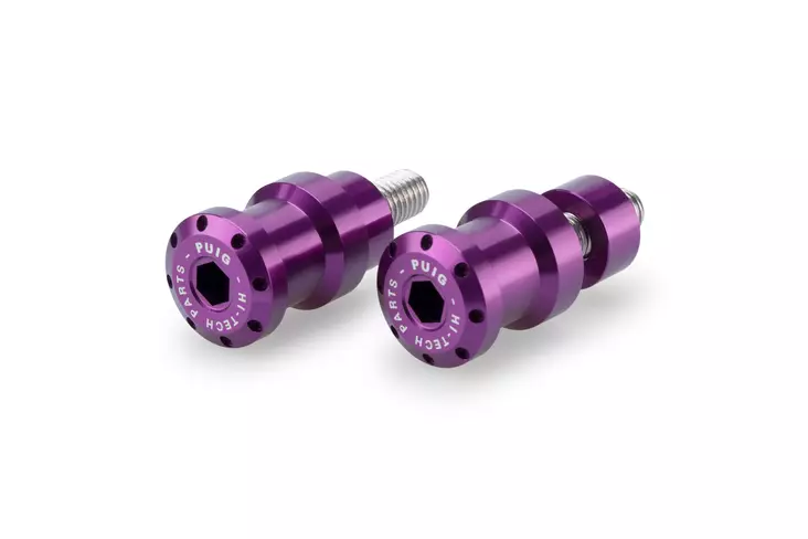 Puig Spools By Pair Hi-Tech Parts Diam.8Mm C/Purple - Duell MP varaosat ja tarvikkeet - 92293 - 1