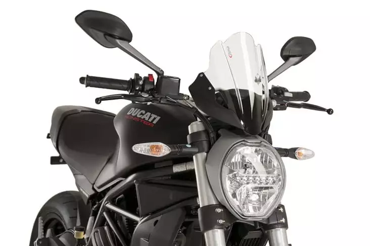 Puig Touring Screen Ducati Monster 1200R 16'-20'C/Clear - Duell MP varaosat ja tarvikkeet - 90223 - 1