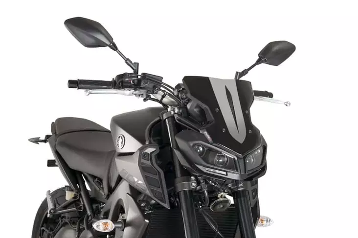 Puig Windshield N.G. Sport Yamaha Mt09 17-18' C/Black - Duell MP varaosat ja tarvikkeet - 90963 - 1