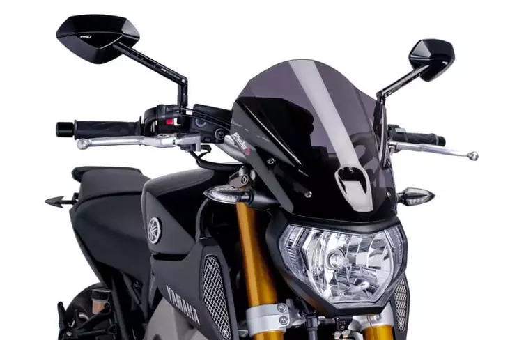 Puig Windshield New Gener. Yamaha Mt09 13'-16' C/Dark S - Duell MP varaosat ja tarvikkeet - 92383 - 1