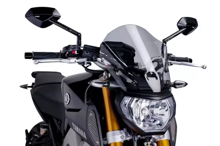 Puig Windshield New Gener. Yamaha Mt09 13'-16' C/Smoke - Duell MP varaosat ja tarvikkeet - 92433 - 1