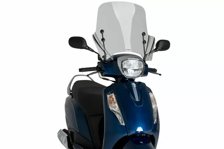 Puig Windshield T.X. Suzuki Address 23' C/Clear - Duell MP varaosat ja tarvikkeet - 96123 - 1