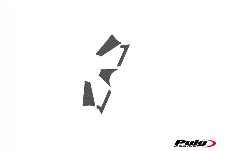 Puig Yoke Protector Daytona 657/R 13' C/Carbon Look - Duell MP varaosat ja tarvikkeet - 92223 - 1