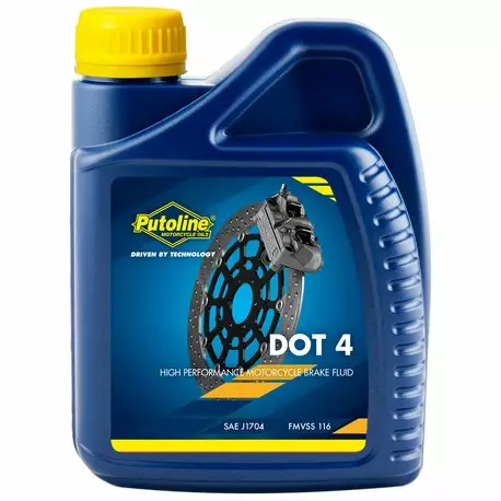 Putoline Brakefluid DOT 4- 500 ml (12) - Duell öljyt ja muut nesteet - 61623 - 1