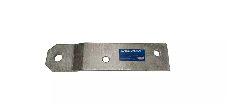 Qvarken nivelteräs kulmalla 240x80x8mm kuumasinkittyä terästä - Duell venetarvikkeet - 139223 - 1