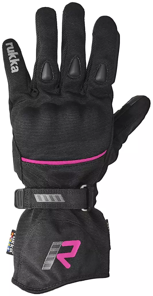RUKKA Glove GTX VIRVE 2.0 Black/Pink, 8 - Duell ajovarusteet - 34973 - 1