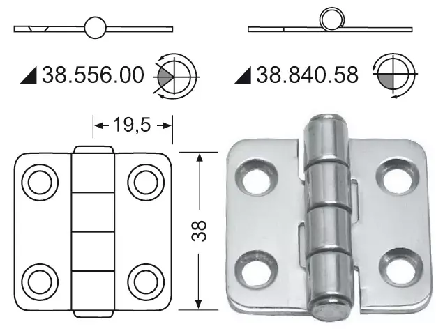 S.S Sarana 38x39 mm - Duell venetarvikkeet - 5163 - 1