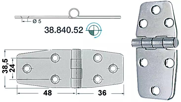 S.S Sarana 88x38 mm - Duell venetarvikkeet - 5843 - 1