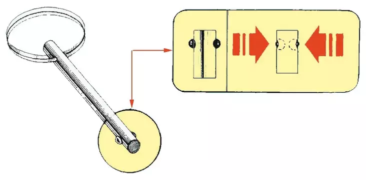 S.S self-locking pin 6x38 mm 10pcs - Duell venetarvikkeet - 6083 - 1