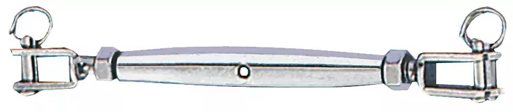 S.S Vantin säätöruuvi 2 haarukka 8mm - Duell venetarvikkeet - 7733 - 1