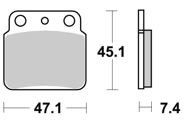 Sbs Jarrupalat Ceramic - Duell MP varaosat ja tarvikkeet - 123723 - 1