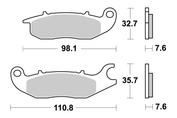 Sbs Jarrupalat Ceramic (797HF) - Duell MP varaosat ja tarvikkeet - 123273 - 1