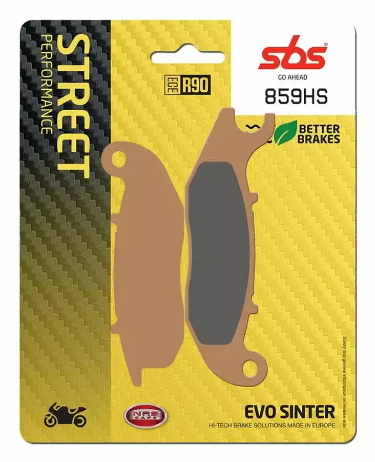 Sbs Jarrupalat Sintered - Duell MP varaosat ja tarvikkeet - 124033 - 1