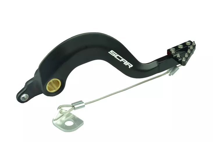 Scar Rear Brake Pedal - YZ250F YZ250FX WR250F - Black color - Duell MP varaosat ja tarvikkeet - 75733 - 1