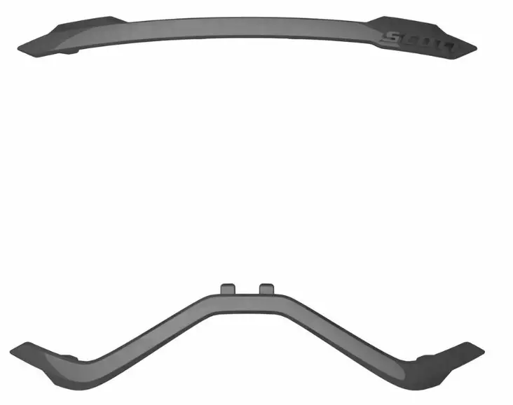Scott Prospect Top and Bottom Bar black 1size - Duell ajovarusteet - 56353 - 1