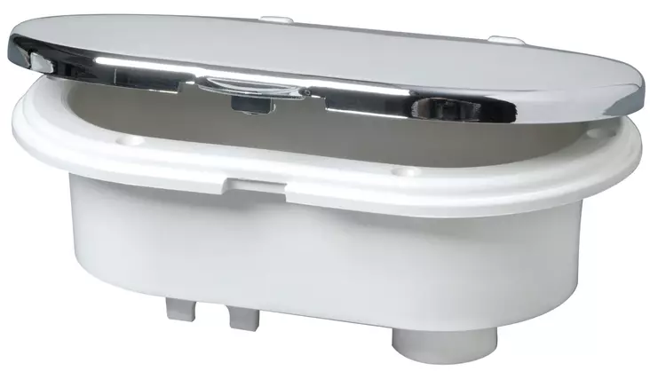 Showerbox with 2.5m hose Chromed - Duell venetarvikkeet - 7003 - 1