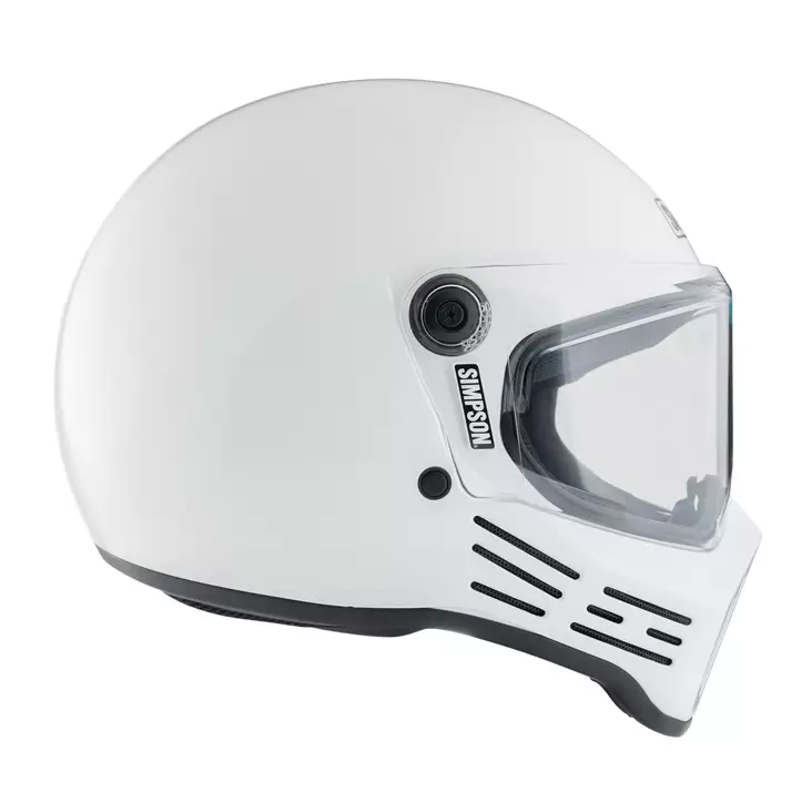 SIMPSON Kypärä M30 Solid Valkoinen, XL - Duell ajovarusteet - 54363 - 1