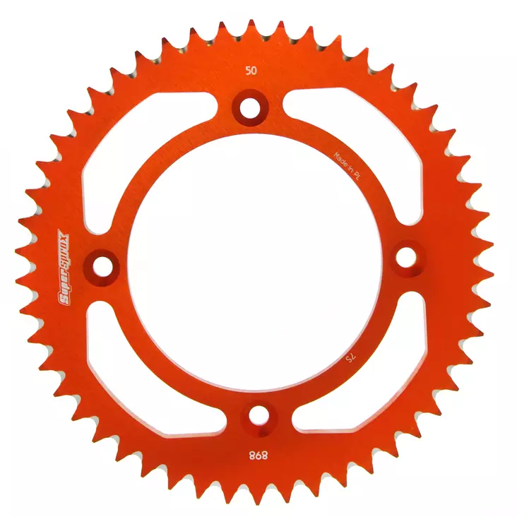 Supersprox Alu Takaratas KTM 85SX / Husqv. 85TC Oranssi 49 - Duell MP varaosat ja tarvikkeet - 118783 - 1