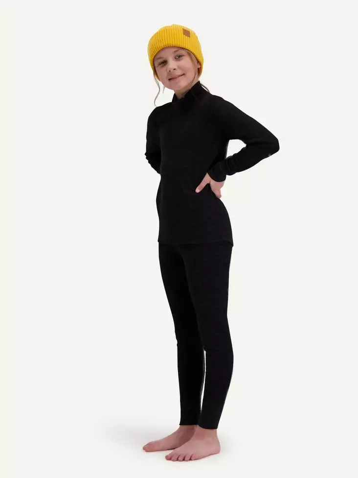 Svala Merino Extra Warm -lasten kerrasto musta 110 - Duell ajovarusteet - 58593 - 1