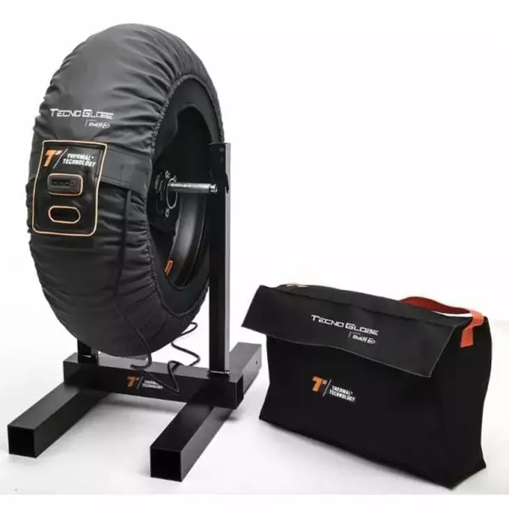 TG TYRE WARMER THERMAL RACE XL BLACK FRONT ONLY - Duell MP varaosat ja tarvikkeet - 66823 - 1