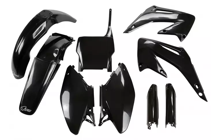 UFO Muovisarja 6-osainen Musta 001 Honda CR125/250 05-07 - Duell MP varaosat ja tarvikkeet - 47643 - 1