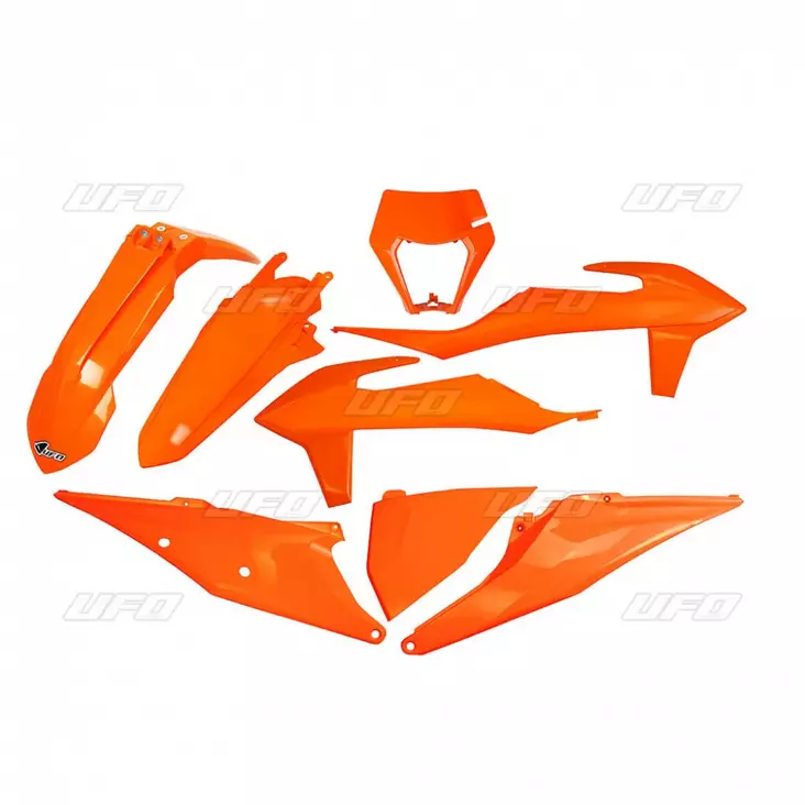UFO Muovisarja 6-osainen Oranssi 127 KTM EXC/EXC-F 125-500 20-23 - Duell MP varaosat ja tarvikkeet - 47163 - 1