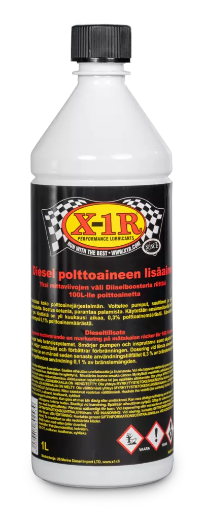 X-1R polttoaineen lisäaine + booster (diesel) 1L - Duell öljyt ja muut nesteet - 62713 - 1