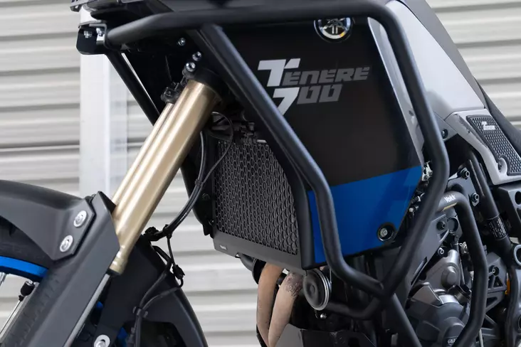 Yakk EXP Radiator guard Yamaha T7 Tenere 700 (19-24) black - Duell MP varaosat ja tarvikkeet - 100083 - 1
