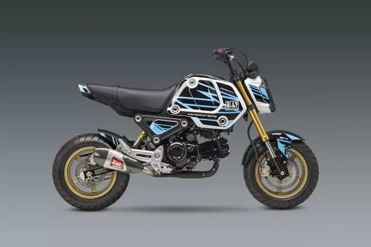 Yoshimura GROM 2022 Graphics Kit "EDGE" Blue - Duell MP varaosat ja tarvikkeet - 113023 - 1