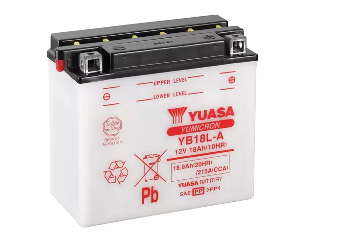 Yuasa akku YB18L-A (cp) Happopatruuna mukana (2) - Duell muut varaosat ja tarvikkeet - 131233 - 1