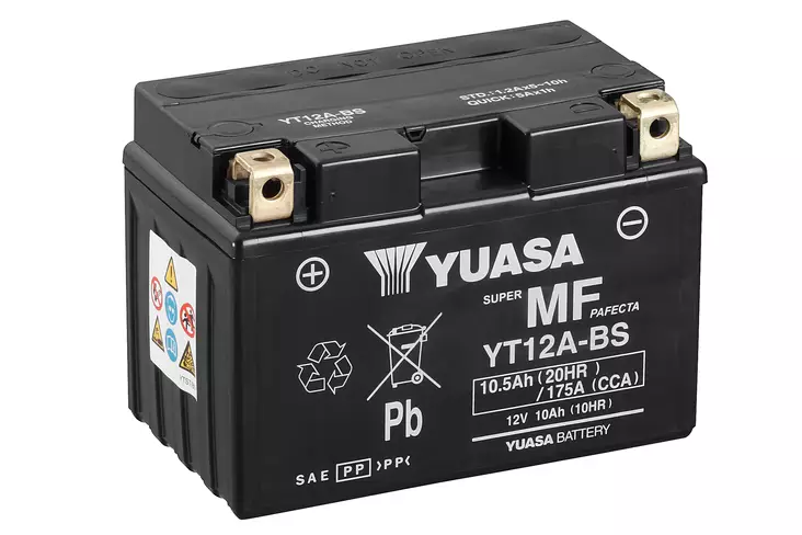 Yuasa akku YT12A(WC) hapotettu (6) - Duell muut varaosat ja tarvikkeet - 131203 - 1