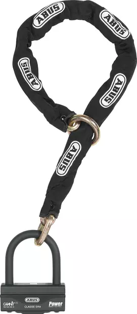 ABUS Ketjulukko Granit 58/140HBIII100 + 12KS120 black loop - Duell muut varaosat ja tarvikkeet - 67383 - 1