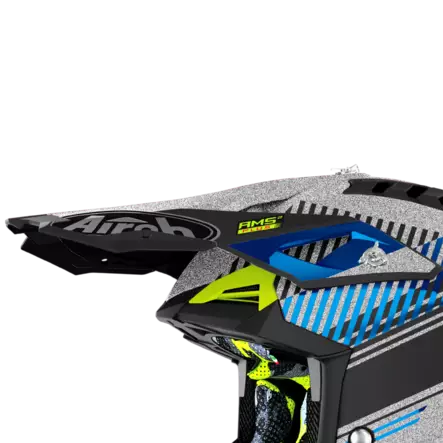 Airoh Aviator 3 Lippa Wave hopea kromi - Duell ajovarusteet - 59413 - 1