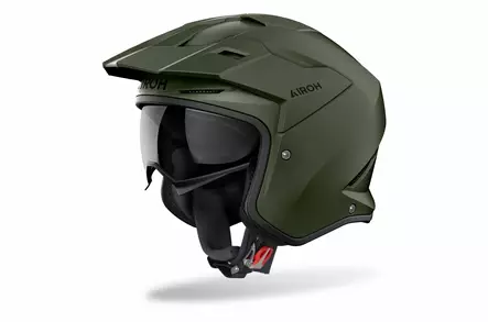 Airoh Kypärä Kombakt Color military Vihreä matta, S - Duell ajovarusteet - 60623 - 1