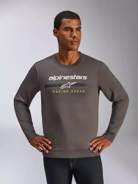 Alpinestars Fleece Bettern Crew Charcoal, L - Duell ajovarusteet - 35363 - 1