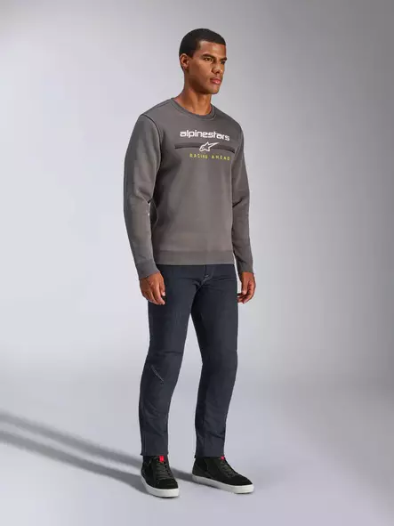 Alpinestars Fleece Bettern Crew Charcoal, L - Duell ajovarusteet - 35363 - 1