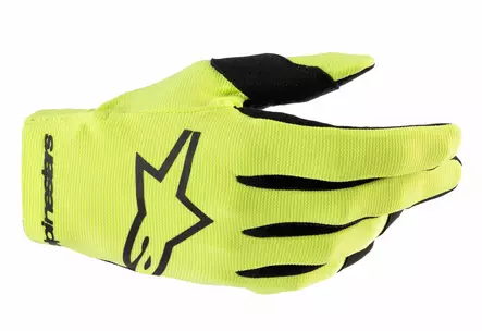 Alpinestars Hanska Radar Keltainen Fluo Musta, M - Duell ajovarusteet - 39623 - 1
