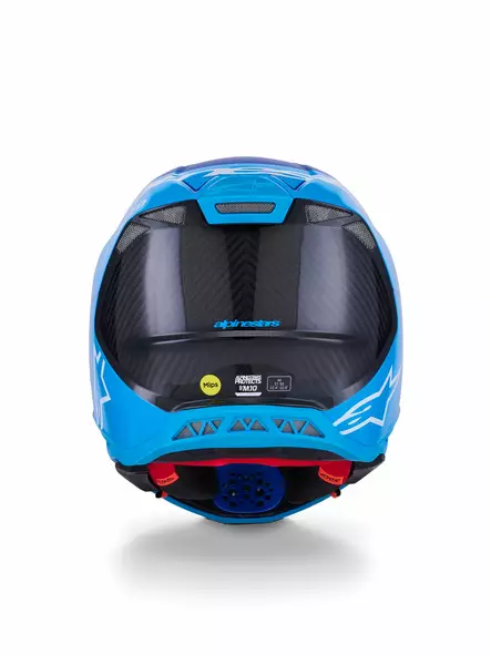 Alpinestars Kypärä S-M10 Flood Met Sininen/Sininen/Hiilikuitu, M - Duell ajovarusteet - 36903 - 1