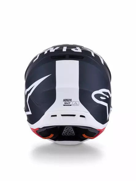 Alpinestars Kypärä S-M7 Dasher Musta/Valkoinen, L - Duell ajovarusteet - 36673 - 1