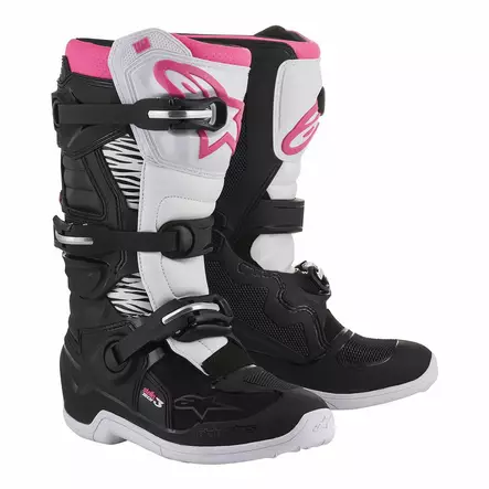 Alpinestars Saapas Stella Tech 3 musta/valk./roosa, 39 - Duell ajovarusteet - 38303 - 1
