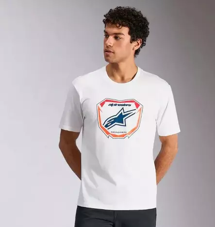Alpinestars T-Paita Plate SS CSF Valkoinen, 2XL - Duell ajovarusteet - 35463 - 1