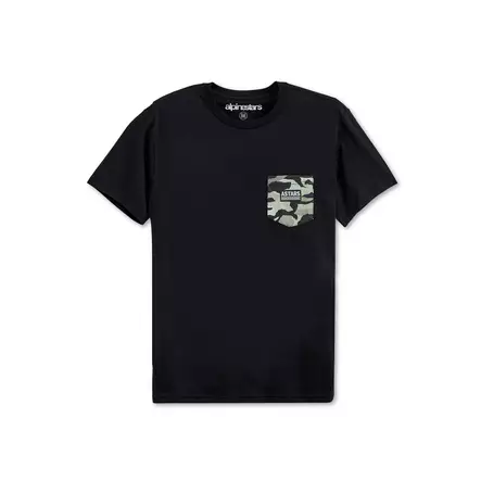Alpinestars T-Paita Pocket Camo Musta, 2XL - Duell ajovarusteet - 35153 - 1