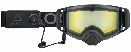 AMOQ Burner goggles Magnetic Dual Lens HEATED yellow - Duell ajovarusteet - 51163 - 1