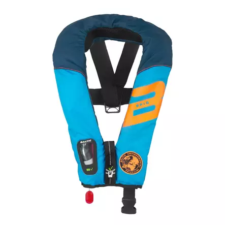 Baltic Epiq 165 harness auto ilmatäytteinen pelastusliivi aqua/navy 40-150kg - Duell venetarvikkeet - 136073 - 1
