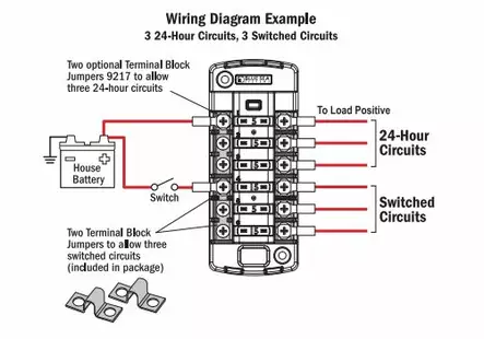 Blue Sea ST Blade Fuse Blocks - Duell venetarvikkeet - 132263 - 1