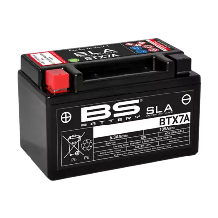 BS Battery BTX7A (FA) SLA - Sealed & Activated - Duell muut varaosat ja tarvikkeet - 131763 - 1