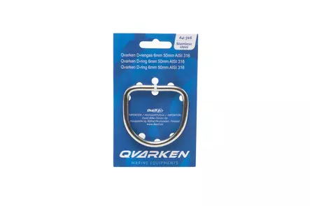 D-rengas AISI316 6x50mm - Duell venetarvikkeet - 139303 - 1